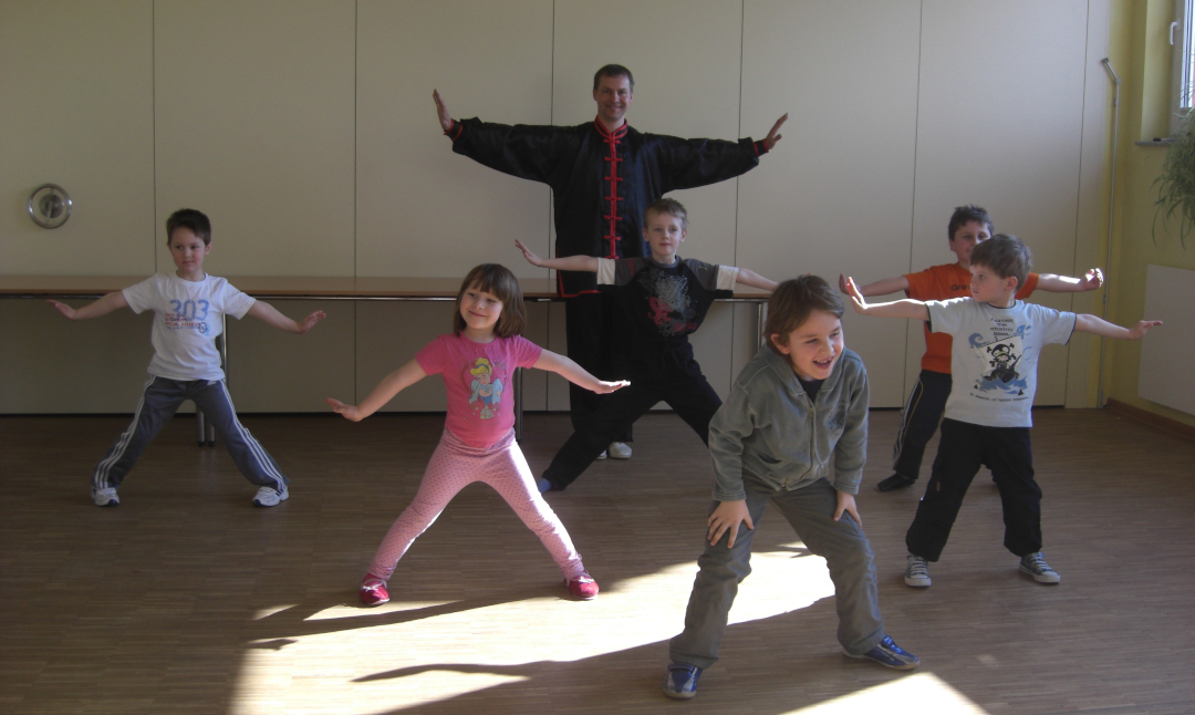 Kinder Probetraining der Kung Fu Schule Rowek